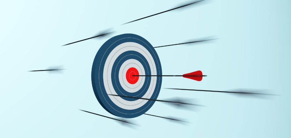 Arrow-in-target